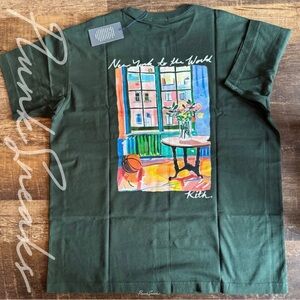 KITH Restrosepective Pocket Tee • Store Exclusive • Stadium Green • 2025
